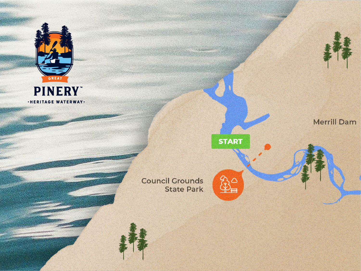 Great Pinery Heritage Waterway — Destination Brand